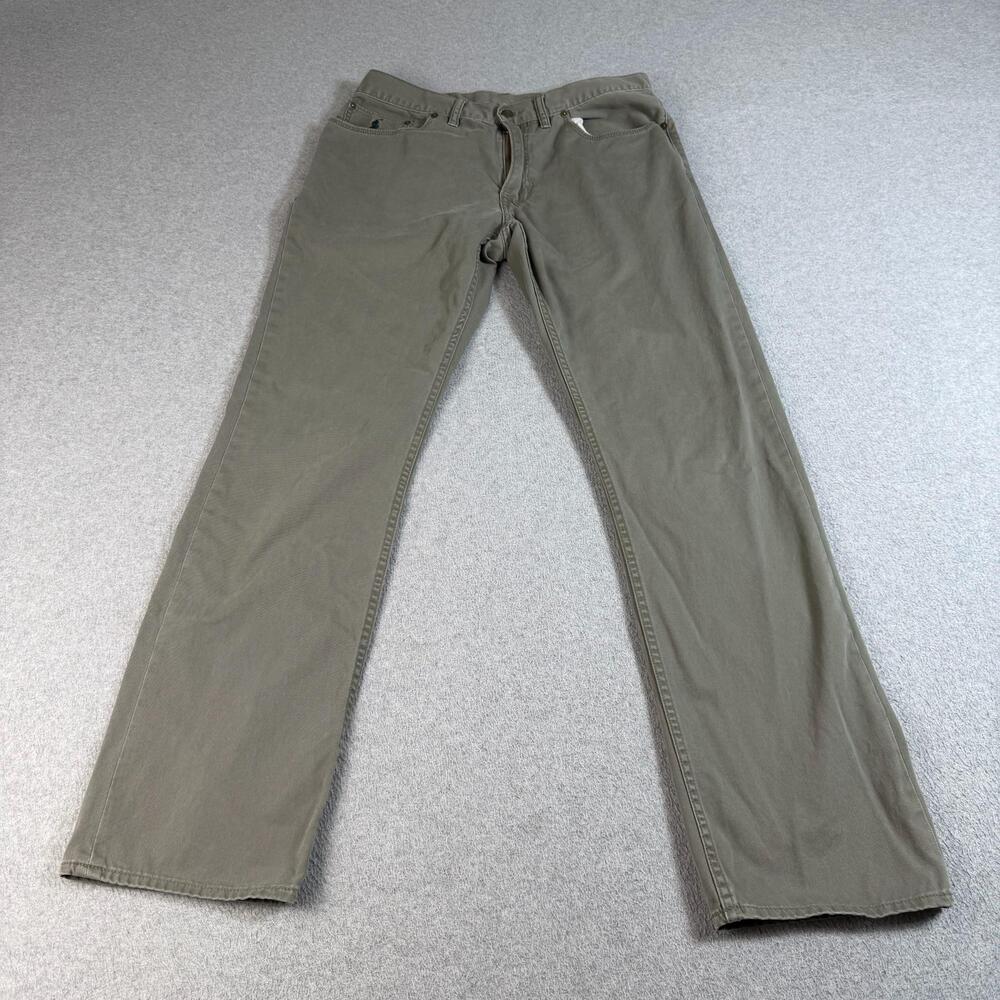 Polo Ralph Lauren Jeans Mens 34x34 Green Chino Academia Heritage Quiet Luxury